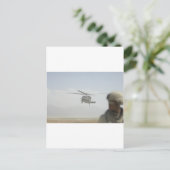 軍隊を集結するヘリコプター ポストカード (スタンド正面)