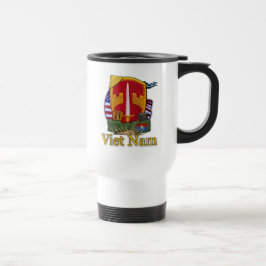 軍隊アドバイザーmaagmacv sog vietnam patch mug トラベルマグ