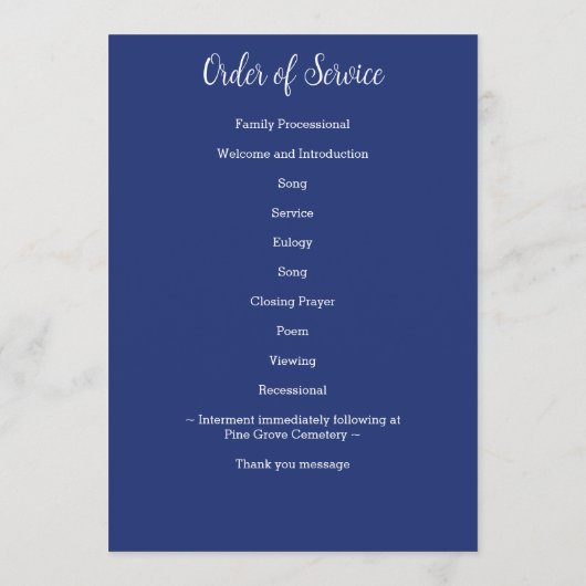 軍隊アメリカ国旗のお祝いの生涯 プログラム (裏面)