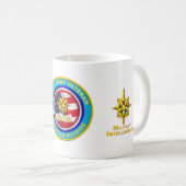 軍隊インテリジェンス退役軍人保存器 コーヒーマグカップ (正面右)