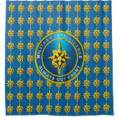 軍隊インテリジェンスMI シャワーカーテン (正面)