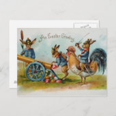 軍隊イースターバニーズエッグインキヤノン シーズンポストカード (正面/裏面)