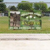 軍隊ウェルカムホームバナー – アーミーナショナルガード 横断幕 (インサイチュ)