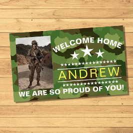 軍隊ウェルカムホームバナー – アーミーナショナルガード 横断幕