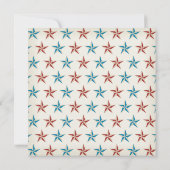 軍隊ウェルカムホームパーティの招待状 招待状 (裏面)