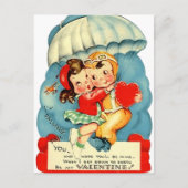 軍隊エアフォースバレンタインデイハガキ シーズンポストカード (正面)