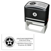 軍隊エアリフトサービス退役軍人カスタマイズ セルフインキングスタンプ (インサイチュ)