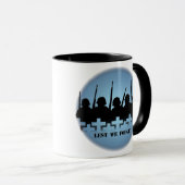 軍隊オマージュ杯マグ戦争の平和は我々の忘れ為 マグカップ (正面右)