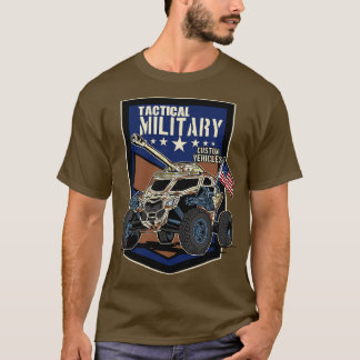 軍隊カスタム車 Tシャツ