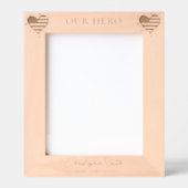 軍隊カスタム退職 – 陸軍、海軍、空軍 レーザー彫刻フレーム (正面)