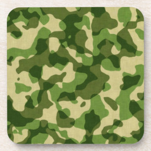 軍隊カムフラージュパターン コースター