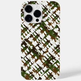 軍隊カモフラージガンライフルクール迷彩柄GIスタイル Case-Mate iPhone 14 PRO MAXケース