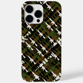 軍隊カモフラージガンライフルGIスタイルクール迷彩柄 Case-Mate iPhone 14 PRO MAXケース