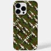 軍隊カモフラージガンライフルGIスタイル迷彩柄 クール Case-Mate iPhoneケース (裏面)