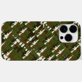 軍隊カモフラージガンライフルGIスタイル迷彩柄 クール Case-Mate iPhoneケース (裏面 (横))