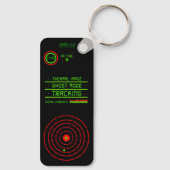 軍隊カモフラージガンGIスタイル偽セキュリティSYS キーホルダー (裏面)