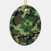 軍隊カモフラージュ セラミックオーナメント (右)