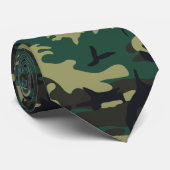 軍隊カモフラージュ ネクタイ (ロール)