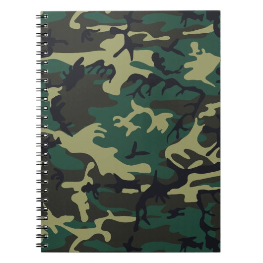軍隊カモフラージュ ノートブック (正面)