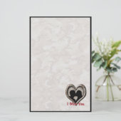 軍隊カモフ恋しく思ラージュ 便箋 (スタンド正面)