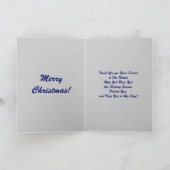 軍隊カードクリスマス シーズンカード (内部)