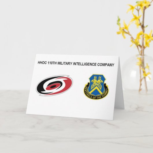 軍隊カード カード (黄色い花)