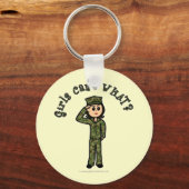 軍隊ガール – ライト キーホルダー (正面)