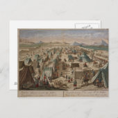 軍隊キャンプ， c.1780 ポストカード (正面/裏面)