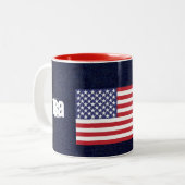 軍隊ギフト収集 ツートーンマグカップ (正面左)