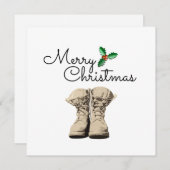 軍隊クリスマスカード ノートカード (正面/裏面)