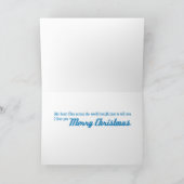 軍隊クリスマスハート シーズンカード (内部)