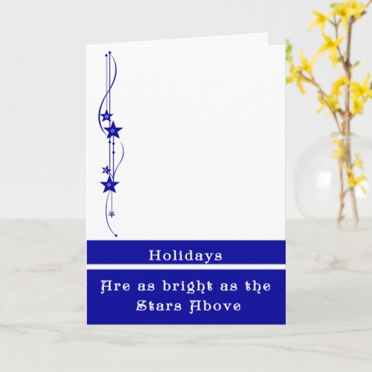 軍隊クリスマス夫のために家族の写真を追加 カード (黄色い花)