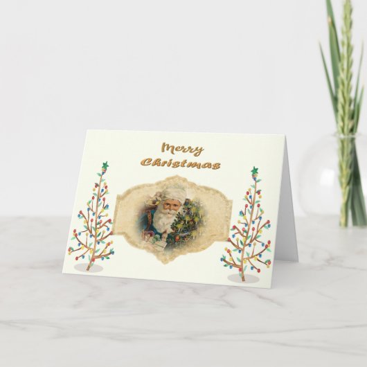 軍隊クリスマスfor夫ビクトリアンデザイン カード (正面)