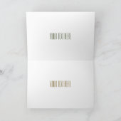 軍隊クルーザーのモーターサイクルイラストレーション カード (内部)