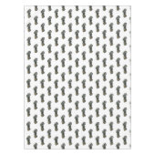 軍隊クルーザーのモーターサイクルイラストレーション テーブルクロス (正面)