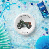 軍隊クルーザーのモーターサイクルイラストレーション ペーパーボウル (パーティー)