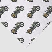 軍隊クルーザーのモーターサイクルイラストレーション 薄葉紙 (詳細)