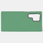 軍隊グリーンカラーfor my Samsung S24ウルトラケース Galaxyケース (裏面横)