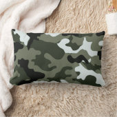 軍隊グリーン迷彩柄腰枕。 ランバークッション (ブランケット)