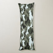 軍隊グリーン迷彩柄 ボディピロー (裏面 (縦))