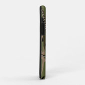 軍隊グリーン迷彩柄(犬用ラベル) Case-Mate iPhoneケース (裏面/右)