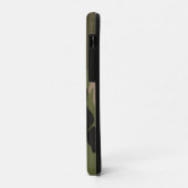 軍隊グリーン迷彩柄(犬用ラベル) Case-Mate iPhoneケース (裏面/左)