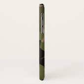 軍隊グリーン迷彩柄(犬用ラベル) Case-Mate iPhoneケース (裏面/左)