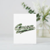 軍隊グルームカモフラージュ ポストカード (スタンド正面)