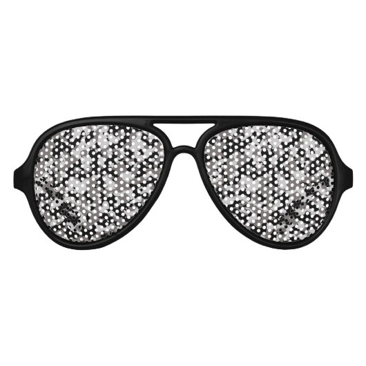 軍隊グレーカモフラージパターン アビエーターサングラス (正面)