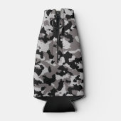 軍隊グレーカモフラージパターン ボトルクーラー (裏面)