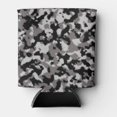 軍隊グレーカモフラージパターン 缶クーラー (正面)