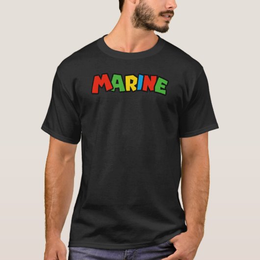 軍隊ゲーマーデザイン Tシャツ (正面)