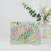 軍隊コルシカの地図， 1768 ポストカード (スタンド正面)