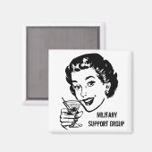 軍隊サポートグループ， martini,応援，トースト マグネット (正面/裏面)